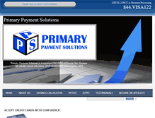 Tablet Screenshot of primarypays.com